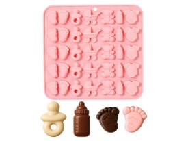 Molde silicona Baby Shower